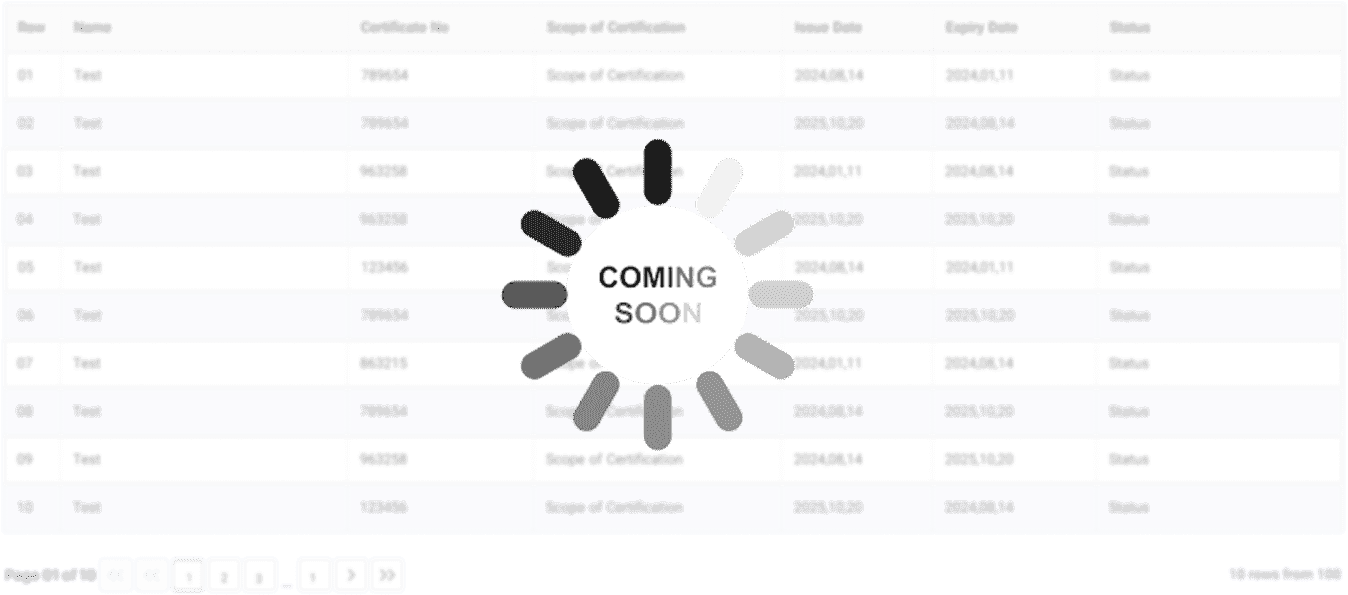 comming soon